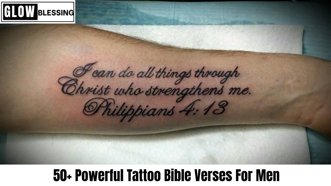 50+ Powerful Tattoo Bible Verses For Men