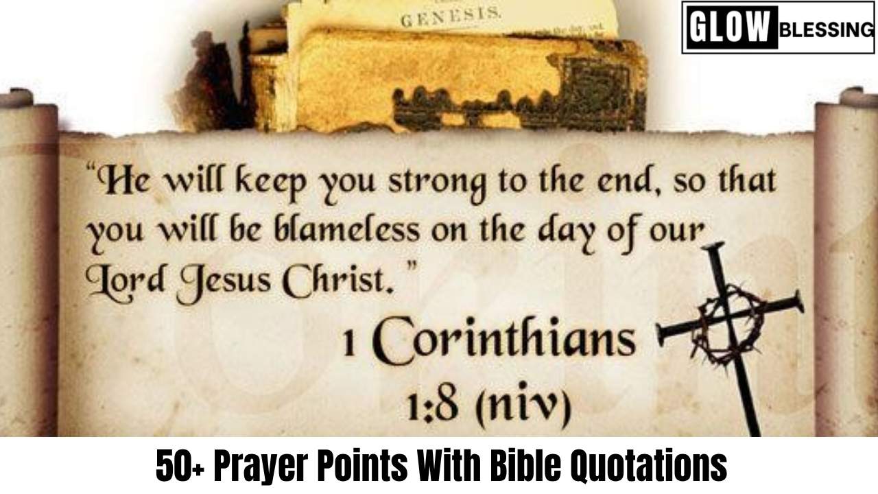 Prayer Points With Bible Quotations