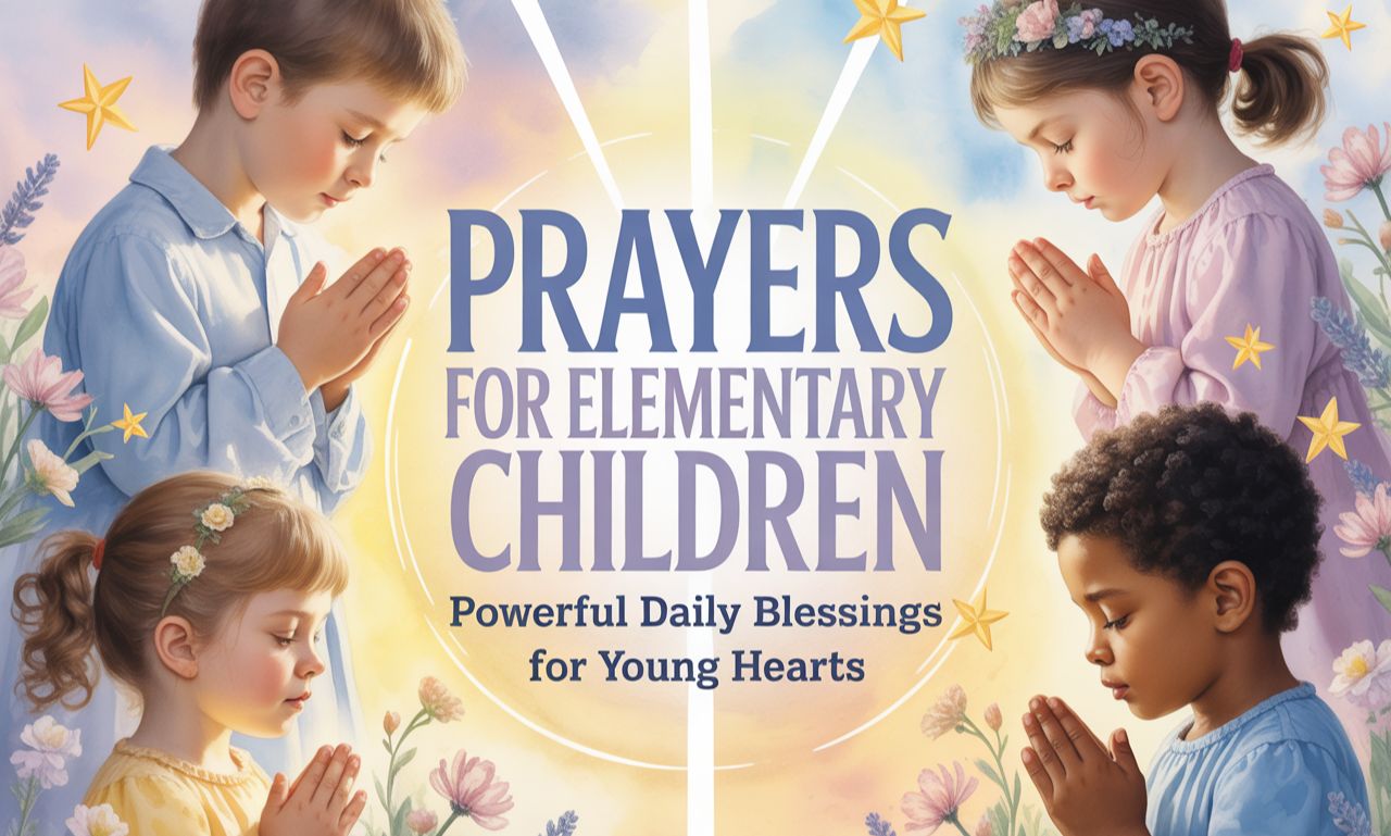 Prayers for Elementary Children: Powerful Daily Blessings for Young Hearts
