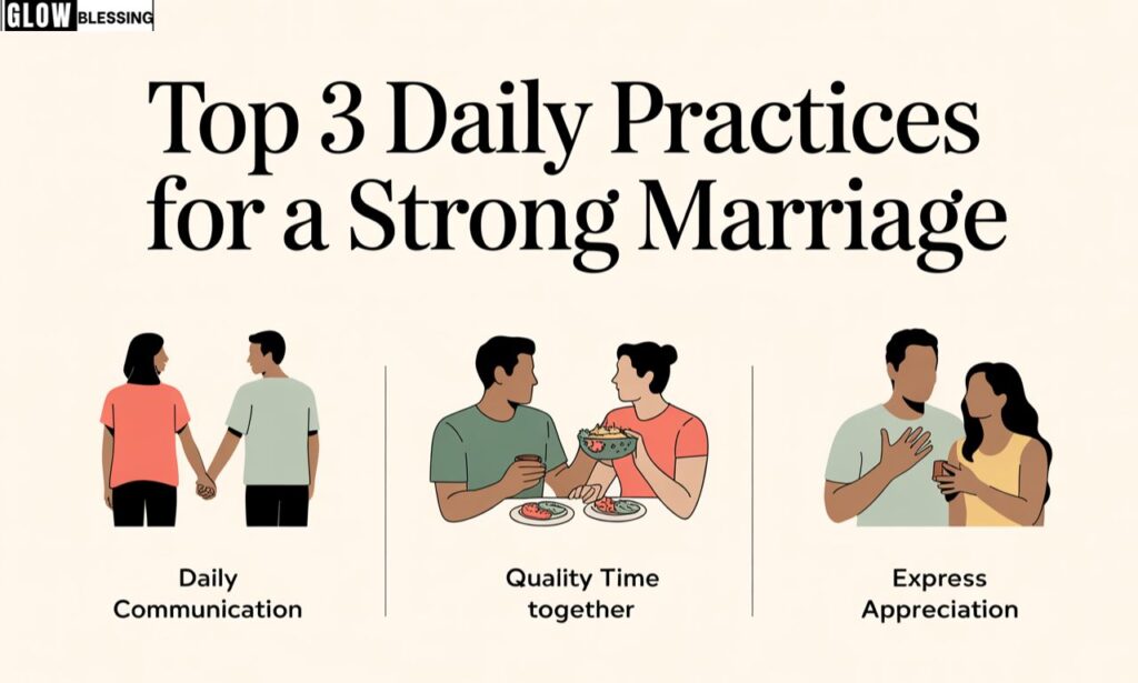 Top 3 Daily Practices for a Strong Marriage