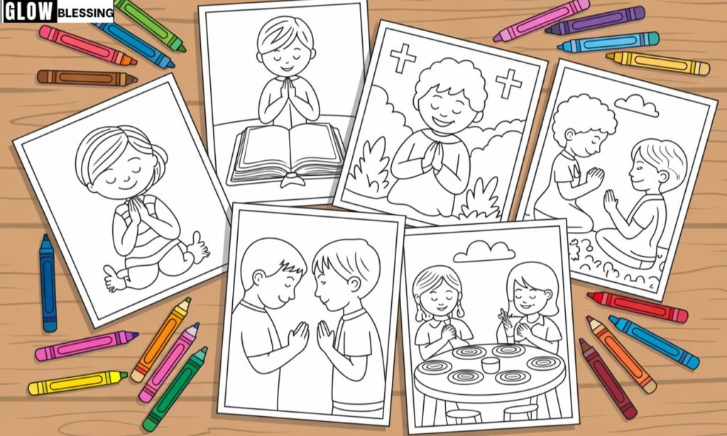 Using Prayer Coloring Pages in Sunday School and Church Classes