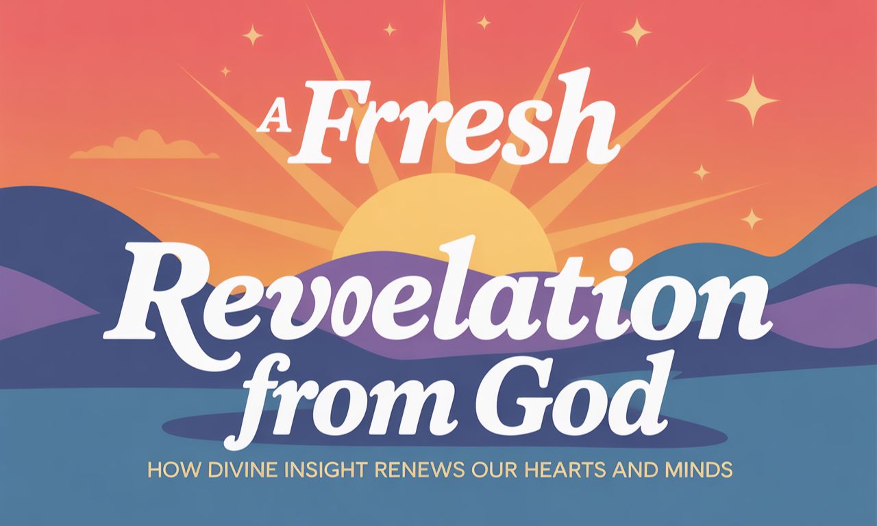 A Fresh Revelation From God: How Divine Insight Renews Our Hearts and Minds Introduction Experiencing a fresh revelation from God can transform your life, bringing clarity, direction, and spiritual awakening. Through hearing God’s voice and embracing divine guidance, hearts are renewed and minds refreshed. This divine encounter strengthens faith, deepens spiritual intimacy with God, and illuminates your God-given purpose in every area of life. Receiving revelation from the Holy Spirit allows believers to see beyond challenges and gain spiritual discernment. By practicing daily Bible reading, prayer, and reflection, you invite God’s presence into your heart. This renewal guides decisions, fosters walking with God, and provides wisdom for life. Spiritual renewal becomes a constant source of peace and clarity. What It Means to Receive a Fresh Revelation From God Receiving spiritual wisdom is more than knowledge; it is an encounter with the divine that clarifies God’s guidance for your life. A fresh revelation from God illuminates paths previously hidden, providing answers to pressing questions and insight into decisions that shape destiny. Meaning of spiritual revelation often includes emotional renewal, clarity, and a deep sense of God speaking to us in unexpected ways. Historically, revelation through Scripture has been the primary channel, yet God also communicates through nature, circumstances, or people. Hearing God in your heart allows individuals to discern His voice amidst daily noise. Spiritual transformation occurs when these insights are embraced, leading to both faith and obedience, ensuring that life aligns with God-given purpose. Why Our Hearts and Minds Need Continuous Spiritual Renewal Modern life demands constant mental and emotional energy, which can obscure God’s presence. Without deliberate attention, spiritual fatigue emerges, limiting spiritual clarity. Spiritual renewal is necessary to restore the mind and heart, allowing divine direction to reshape priorities and decisions. Renewal encourages walking with God consistently and deepens spiritual intimacy with God. Continuous renewal also strengthens resilience. When believers face challenges, strengthening your faith through revelation equips them with confidence. Seeking God daily allows His Spirit to rebuild hearts and minds. Practically, this may involve structured times of daily Bible reading, meditation, prayer, and reflection, each fostering revelation from the Holy Spirit and reinforcing God’s guidance for your life. How God Speaks Fresh Truth Into Our Lives Today God communicates in multiple forms today. God speaking through Scripture remains primary, but divine messages often appear through visions, songs, sermons, or quiet impressions. Feeling God’s presence can be immediate or subtle, sometimes recognized only in reflection. How God reveals things today is adaptive, reaching hearts where they are spiritually and emotionally ready. Modern believers benefit from digital resources, devotionals, and spiritual mentorship. Online communities, podcasts, and Bible apps provide avenues for spiritual experience with God. Engaging in these platforms enhances hearing God in your heart, offering tools for receiving spiritual wisdom and aligning daily choices with God-given purpose. Signs You Need a New Revelation From God Right Now Spiritual stagnation often signals a need for a fresh revelation from God. Persistent confusion, indecision, or emotional heaviness may indicate that the Spirit is calling for renewed attention. Signs God is guiding you include recurring thoughts about change, yearning for clarity, or discomfort with current routines. Other indicators include a sense of disconnection during prayer or worship, or difficulty applying God’s guidance for your life to everyday situations. Recognizing these moments allows believers to intentionally seek spiritual discernment, ensuring hearing God in your heart remains vibrant and practical. How Revelation Strengthens and Refreshes Your Heart A revelation renews courage, instills hope, and restores emotional balance. Divine guidance calms anxiety and provides the reassurance needed to face challenges confidently. Personal experience with God often manifests as newfound energy and focus, allowing hearts to embrace faith and obedience more fully. In moments of renewal, the mind shifts perspective, prioritizing God’s truth over worldly pressures. Spiritual transformation follows as believers internalize revelation from the Holy Spirit, and their emotional responses align with God-given purpose, fostering resilience, peace, and clarity in all decisions. How God’s Insight Renews and Transforms Your Mind God’s insight refreshes the mind, replacing doubt and fear with wisdom. Renewing of the mind through Scripture and prayer ensures decisions reflect divine direction rather than human impulse. Spiritual clarity emerges as patterns of thought adjust, and mental focus aligns with God speaking to us. The mind’s transformation is evident in daily behavior, decision-making, and interpersonal relationships. Spiritual discernment grows stronger, allowing for the recognition of subtle influences and truth in complex situations. Integrating revelation through Scripture daily promotes consistent walking with God and nurtures enduring spiritual awakening. The Role of the Holy Spirit in Bringing Divine Revelation The Holy Spirit insight acts as a guide, illuminating truth and interpreting Scripture. God speaking to us becomes more accessible when believers cultivate sensitivity to the Spirit. Spiritual experience with God deepens as the Spirit fosters understanding beyond human reasoning, delivering divine guidance uniquely suited to each individual. The Spirit also empowers believers with discernment, allowing them to distinguish divine messages from personal thoughts or external influences. Through prayer, meditation, and openness, hearing God’s voice transforms routine encounters into profound opportunities for spiritual renewal and reflection on God-given purpose. How Prayer Positions You to Receive God’s Fresh Word Prayer aligns the heart with God’s will, creating space for revelation from the Holy Spirit. Being still before God during prayer helps cultivate spiritual intimacy with God and enhances hearing God in your heart. Focused communication allows the Spirit to speak clearly, delivering spiritual clarity and guidance. The posture of prayer—kneeling, lifting hands, or silent reflection—affects receptivity. Trusting God’s timing becomes evident as patience and persistence invite fresh insight. Prayer opens channels for receiving spiritual wisdom that addresses both immediate concerns and long-term decisions aligned with God-given purpose. Bible Meditation That Opens Your Heart for Revelation Meditation on Scripture transforms passive reading into active engagement. God speaking through Scripture allows spiritual truths to penetrate deeply. Spiritual discernment grows as individuals focus on each verse’s context, meaning, and application. Meditation fosters spiritual awakening, enabling believers to grasp complex truths in everyday life. Practices include reading slowly, journaling reflections, and memorizing key passages. Meditating encourages spiritual transformation while strengthening faith and obedience. Over time, consistent reflection enhances God’s guidance for your life, cultivates spiritual intimacy with God, and nurtures receptivity to a fresh revelation from God. Overcoming Distractions That Block God’s Voice Distractions are abundant in modern life. Technology, constant notifications, and social pressures can obstruct hearing God in your heart. Spiritual clarity is compromised when attention is divided. Intentional silence, time in nature, and limiting digital exposure allow God speaking to us to become discernible. Setting aside specific times for prayer, meditation, and daily Bible reading helps maintain focus. How to spend time with God effectively includes eliminating multitasking and dedicating uninterrupted blocks to reflection. This discipline strengthens spiritual discernment and invites revelation through Scripture. Breaking Mental Strongholds Through God’s Revelation Mental strongholds, including fear, anxiety, and doubt, often obstruct receiving spiritual wisdom. Divine guidance exposes these areas for transformation. By applying revelation from the Holy Spirit, believers can identify lies, replace them with truth, and experience spiritual renewal. Techniques include reflective journaling, affirmations based on Scripture, and consistent seeking God daily. Spiritual transformation occurs as patterns of thought realign with God-given purpose, allowing hearts and minds to fully embrace God’s presence and act on divine insight. How Revelation Brings Clarity, Peace, and Direction Divine insight provides a roadmap for life. Finding peace in God results from internalizing spiritual clarity through revelation through Scripture. Decision-making becomes guided by divine direction, reducing anxiety and uncertainty. God speaking to us creates an inner compass aligned with truth and purpose. Revelation also nurtures emotional stability. Spiritual experience with God reassures individuals that even complex challenges are navigable. This clarity enhances relationships, work decisions, and personal growth. Aligning action with insight strengthens walking with God and deepens spiritual intimacy with God. Biblical Examples of God Renewing Hearts and Minds Moses received direction at the burning bush, illustrating how God reveals things. David’s Psalms reflect hearing God in your heart, offering courage and insight. Isaiah’s temple vision exemplifies God speaking through Scripture and personal revelation. Paul’s transformation on the road to Damascus shows spiritual transformation and renewed purpose. Mary’s encounter with the angel highlights receiving spiritual wisdom and trusting God’s timing. Each example underscores spiritual renewal and emphasizes that divine guidance is consistently accessible for those open to spiritual discernment and a fresh revelation from God. The Power of Surrender When Seeking Fresh Revelation Surrender creates fertile ground for spiritual awakening. Letting go of control allows Holy Spirit insight to flow freely. Being still before God enables clarity and encourages hearing God in your heart. Surrender is an active choice, strengthening faith and obedience while opening the soul to revelation from the Holy Spirit. Resisting control or overanalyzing can block insight. Practicing humility and patience ensures God’s guidance for your life is received fully. Through surrender, believers align with God’s presence, gaining renewed purpose and deepened spiritual intimacy with God. How to Keep Your Mind Spiritually Focused Daily Daily discipline nurtures spiritual discernment. Structured habits like daily Bible reading, prayer, meditation, and reflection cultivate God speaking to us. Seeking God daily ensures continuous spiritual renewal and strengthens faith and obedience. Avoiding constant digital distractions and scheduling quiet moments fosters spiritual clarity. Simple practices, such as morning devotionals or journaling Scripture reflections, reinforce walking with God. Over time, focused spiritual attention yields revelation through Scripture and nurtures spiritual experience with God. The Impact of Revelation on Your Decisions and Lifestyle Insight directly influences choices, relationships, and purpose. Divine guidance informs professional, relational, and personal decisions. Spiritual transformation occurs when individuals act on revelation from the Holy Spirit instead of worldly impulses. Lifestyle adjustments often accompany insight. Changing priorities, embracing humility, or extending grace reflects spiritual renewal and God’s presence in action. Spiritual discernment ensures that each step aligns with God-given purpose, providing clarity, peace, and confidence in everyday life. How Worship Opens the Door for Fresh Insight From God Worship aligns hearts with heaven. Feeling God’s presence deepens, and hearing God’s voice becomes more perceptible. Spiritual awakening often occurs in moments of praise, singing, or contemplative worship. The Spirit illuminates Scripture and provides divine guidance uniquely relevant to the worshipper’s needs. Consistent worship fosters spiritual intimacy with God, enhances spiritual discernment, and encourages spiritual transformation. Engaging fully, both emotionally and mentally, invites a fresh revelation from God, ensuring that each insight renews the heart and mind. Common Mistakes That Prevent Spiritual Renewal Rushing God, ignoring prayer, and expecting instant results often obstruct spiritual awakening. Neglecting daily Bible reading or overrelying on emotions can limit hearing God in your heart. Spiritual clarity requires patience, obedience, and humility. Other pitfalls include multitasking during devotion, failing to reflect, and avoiding accountability. Avoiding these errors allows divine guidance to flow naturally and strengthens spiritual intimacy with God. Consistency fosters revelation through Scripture and enhances spiritual experience with God. Prayers That Invite God’s Fresh Revelation Into Your Life Prayer opens the soul to spiritual discernment. Asking God for guidance, clarity, or insight fosters receiving spiritual wisdom. Simple declarations like, “Lord, reveal your truth to me today,” align hearts with Holy Spirit insight. Prayers can be spontaneous or structured, including reading Scripture aloud, journaling requests, or meditating silently. Spiritual transformation occurs as God responds, providing divine direction. Consistent communication encourages hearing God in your heart and strengthens faith and obedience. Frequently Asked Questions What does fresh revelation mean? Fresh revelation is new understanding or insight from God that brings clarity, guidance, or spiritual awakening. It often changes how we see situations or make decisions. How does God renew our hearts? God renews our hearts by replacing fear, doubt, and pain with His love, peace, and divine guidance. This transformation allows us to trust Him and live with purpose. Where in the Bible does it say renew your heart and mind? Scriptures like Ezekiel 36:26 and Romans 12:2 speak about God renewing the heart and mind. They highlight transformation through God’s Spirit and aligning thoughts with His will. What does Romans 12:2 mean by renewing your mind? It means replacing worldly thinking with God’s truth, allowing spiritual discernment and wisdom. Renewing the mind aligns behavior, choices, and attitudes with God’s purpose. How to spiritually renew your mind? Spiritual renewal comes through daily Bible reading, prayer, meditation, and obedience. Consistently seeking God’s wisdom refreshes perspective and strengthens faith. Conclusion A fresh revelation from God renews hearts, clarifies minds, and strengthens faith. Spiritual awakening through revelation from the Holy Spirit transforms daily life, providing divine guidance, peace, and direction. Consistent daily Bible reading, prayer, worship, and reflection maintain this spiritual vitality. Trusting God, being patient, and cultivating spiritual intimacy with God allow God speaking to us to become a lived reality. The journey toward spiritual renewal is ongoing, but each insight brings clarity, courage, and alignment with God-given purpose, ensuring believers walk confidently in His truth. Meta Description A fresh revelation from God brings divine insight, renews hearts and minds, strengthens faith, and guides your life with clarity and purpose.