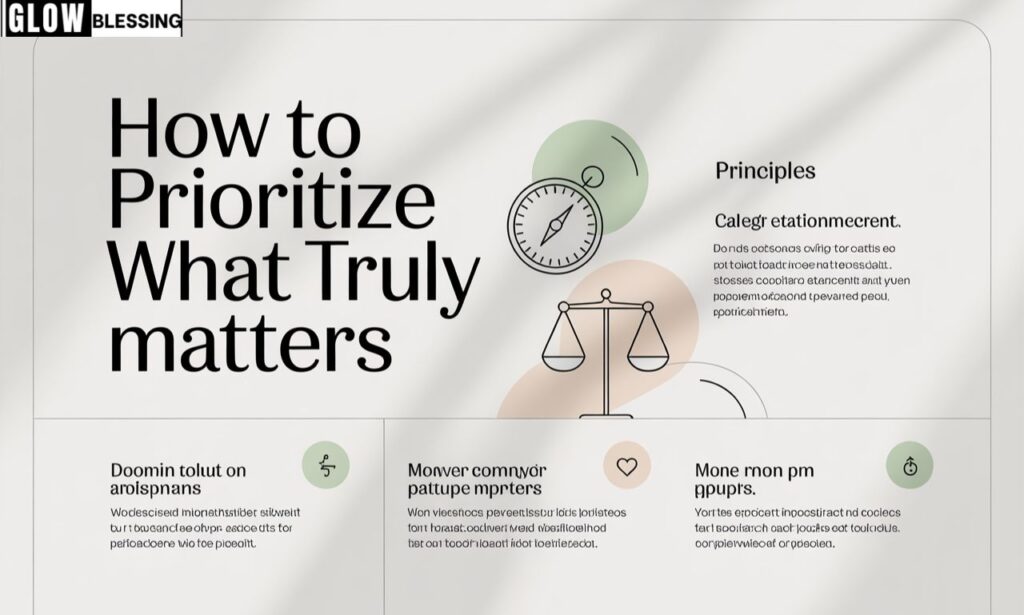 How to Prioritize What Truly Matters