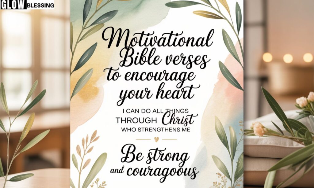 Motivational Bible Verses to Encourage Your Heart