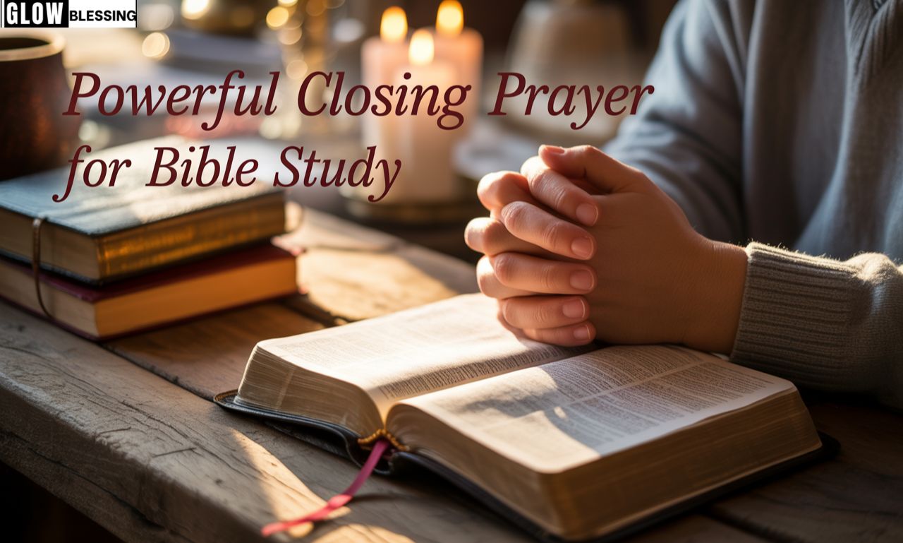 Powerful Closing Prayer for Bible Study