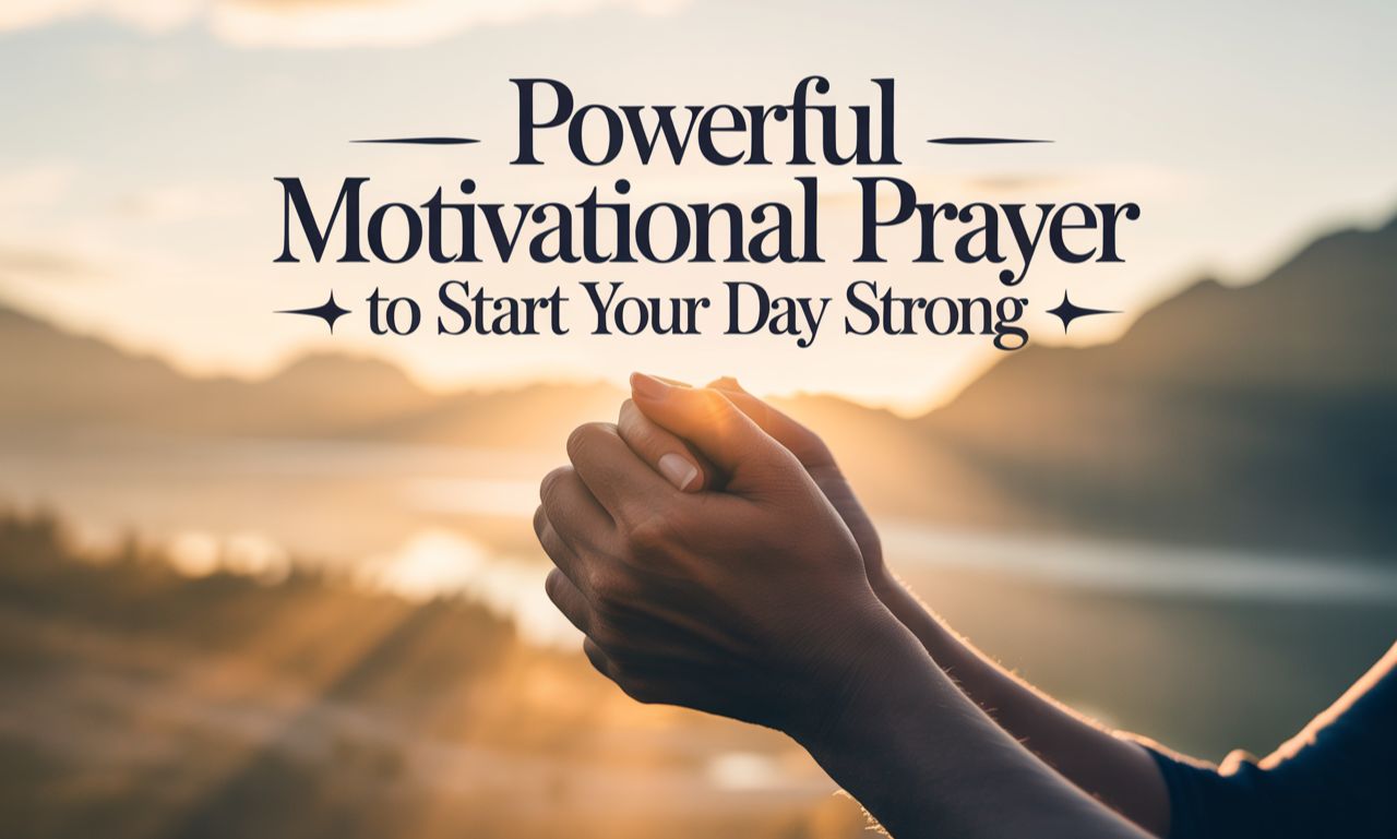 Powerful Motivational Prayer to Start Your Day Strong