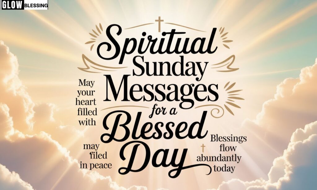 Spiritual Sunday Messages for a Blessed Day