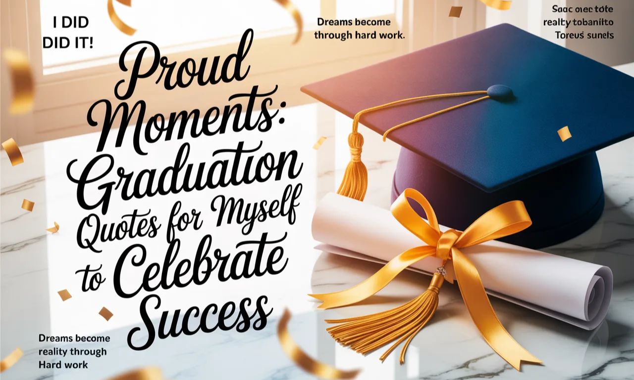 Graduation Quotes for Myself