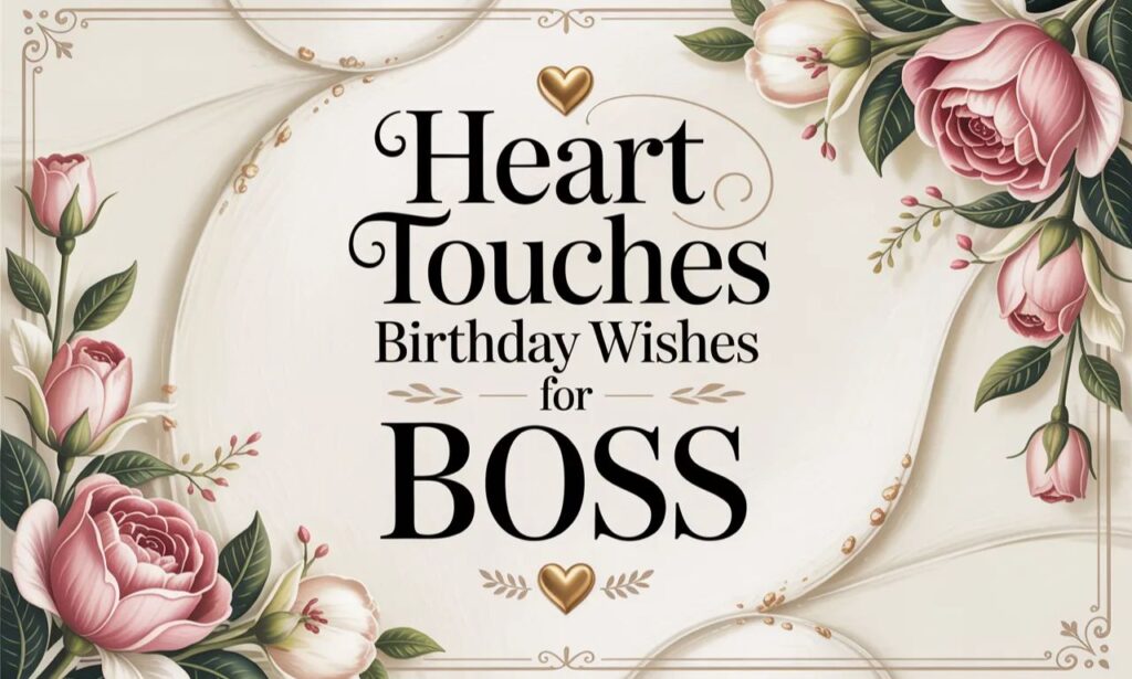 Heart Touches Birthday Wishes for Boss