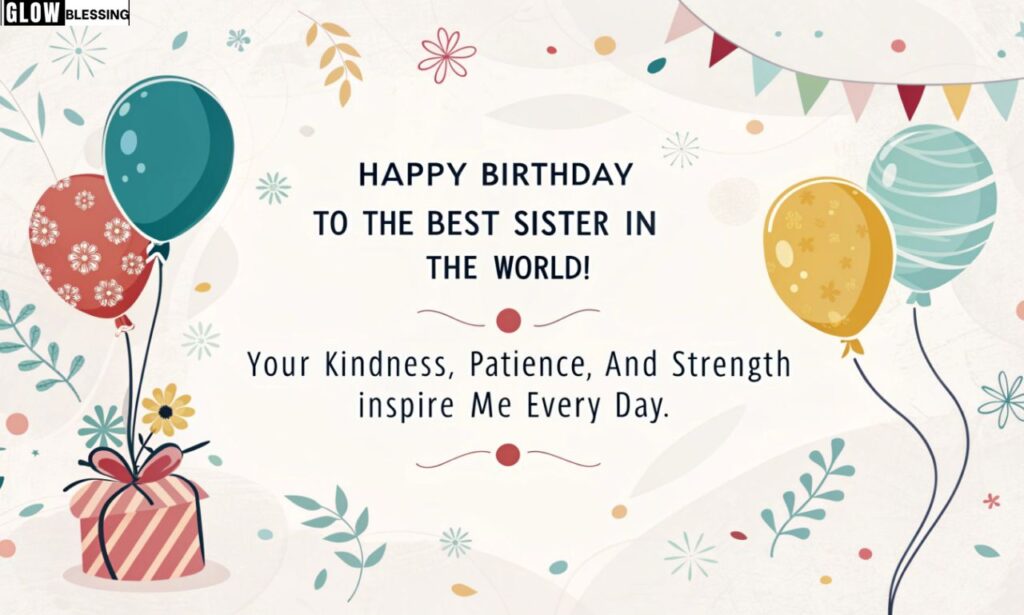 Meaningful Birthday Messages to a Sister