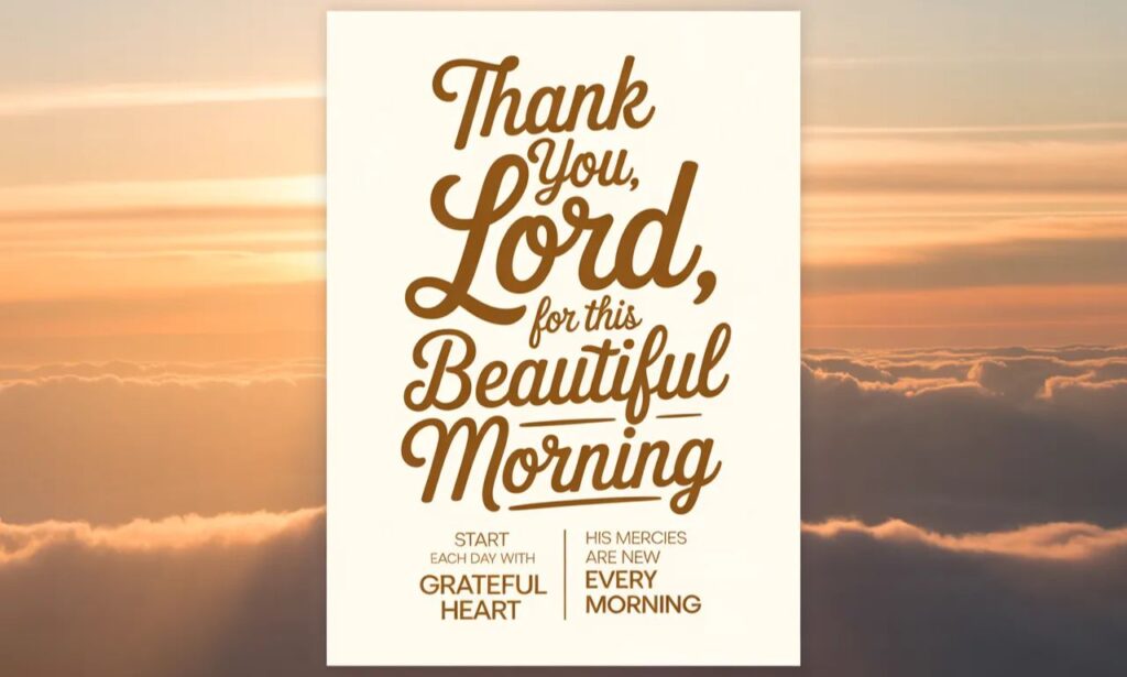 Morning Thanking and Praising God Quotes to Start Your Day Right