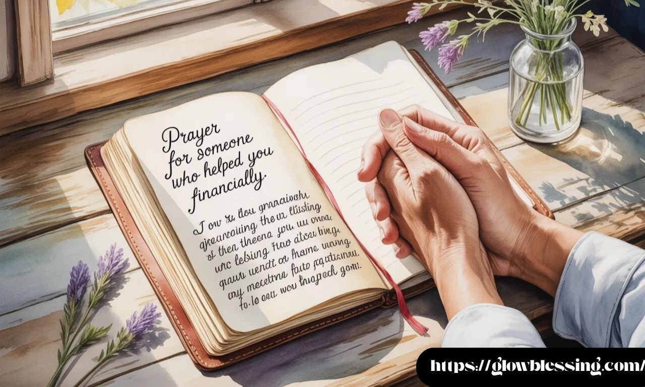 Prayer for Someone Who Helped You Financially