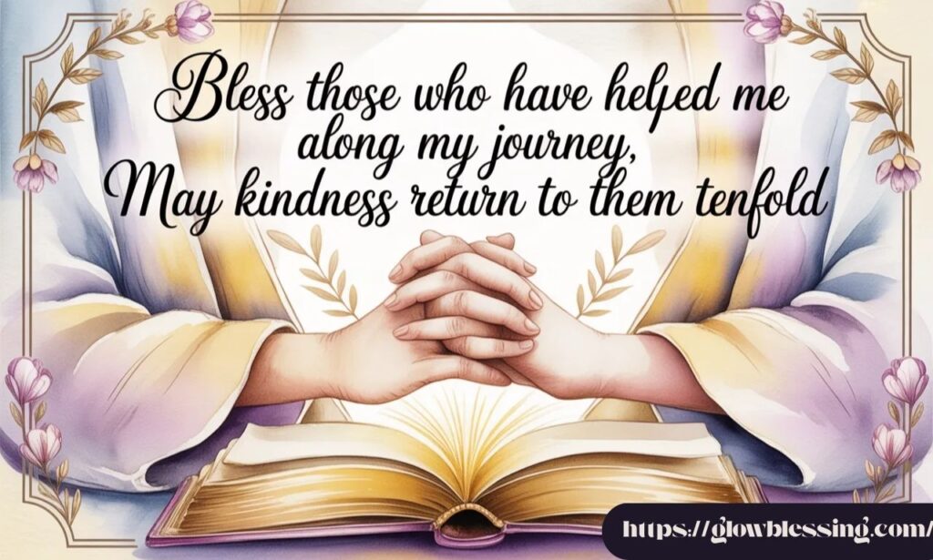 Short and Simple Prayer for Someone Who Assisted You