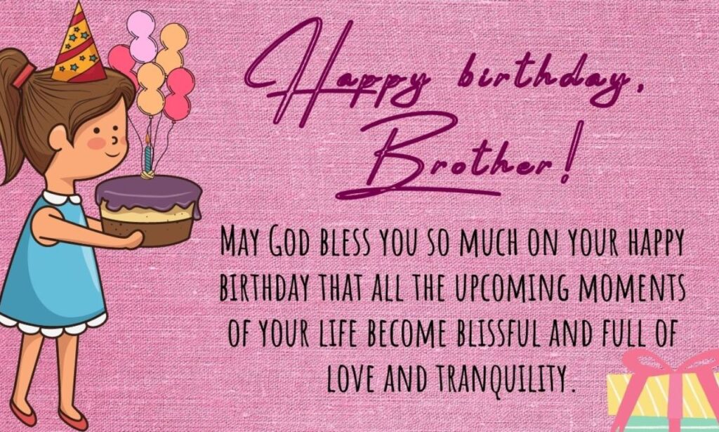 Short Birthday Prayers for My Brother