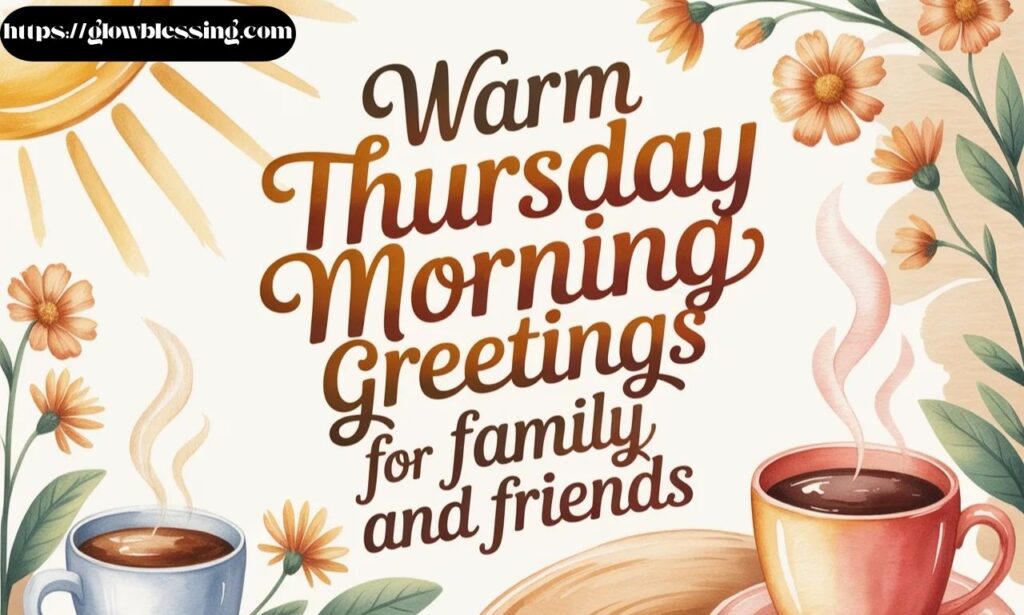 Warm Thursday Morning Greetings for Family and Friends