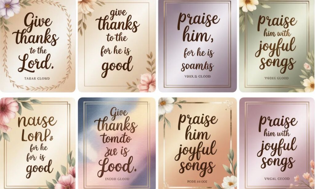 What Are Thanking and Praising God Quotes?
